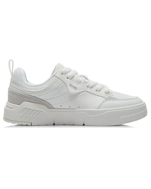 Li-ning White (Wmns) Ace Low 'Snow'