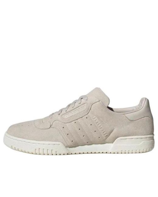Adidas White Powerphase 'Alumina Off' for men