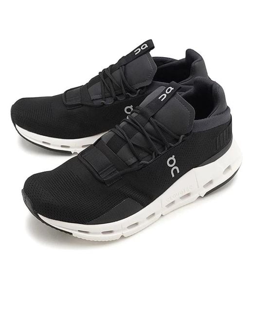 On Shoes Black Cloudnova 'Phantom' for men