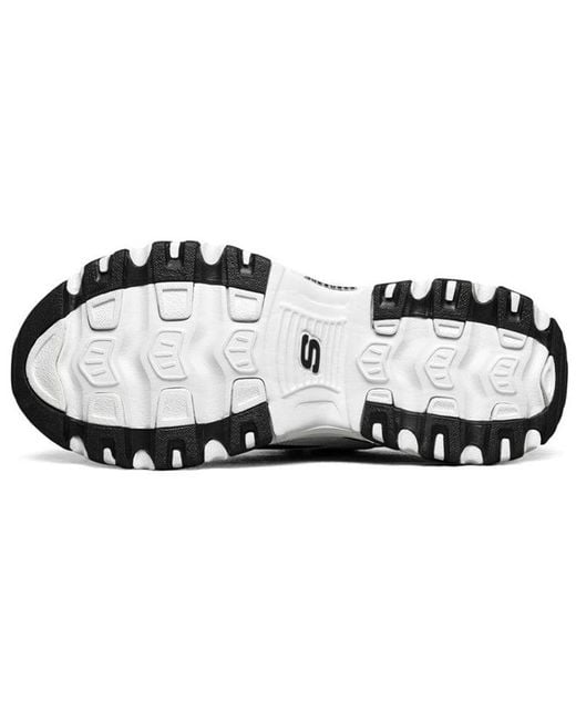 Skechers White D Lites Running Shoes for men