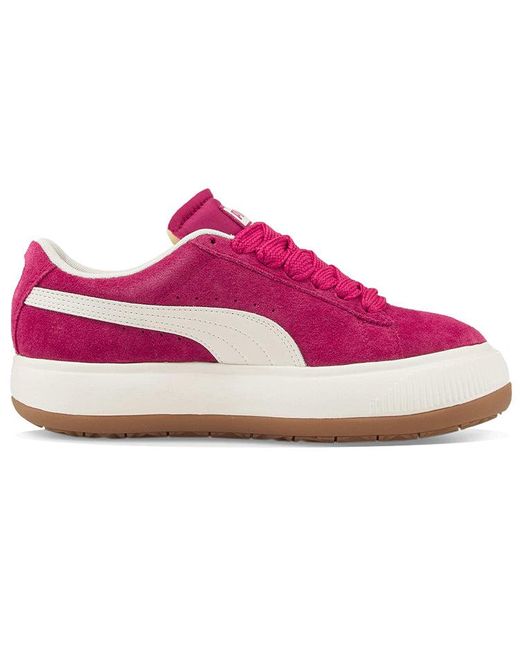 PUMA Pink Suede Mayu Up Sneakers