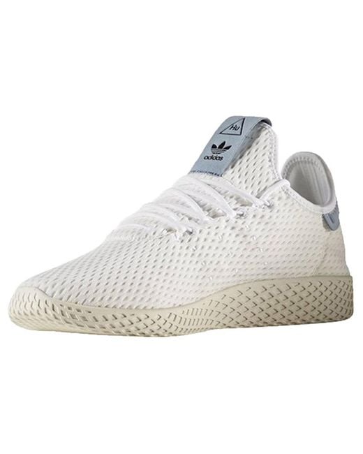 Adidas White X Pharrell Tennis Hu 'Tactile' for men