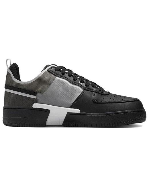 nike air force 1 react black