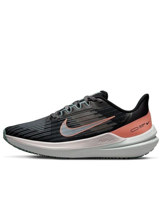 Nike Black (Wmns) Air Zoom Winflo 9 Light Madder Root'