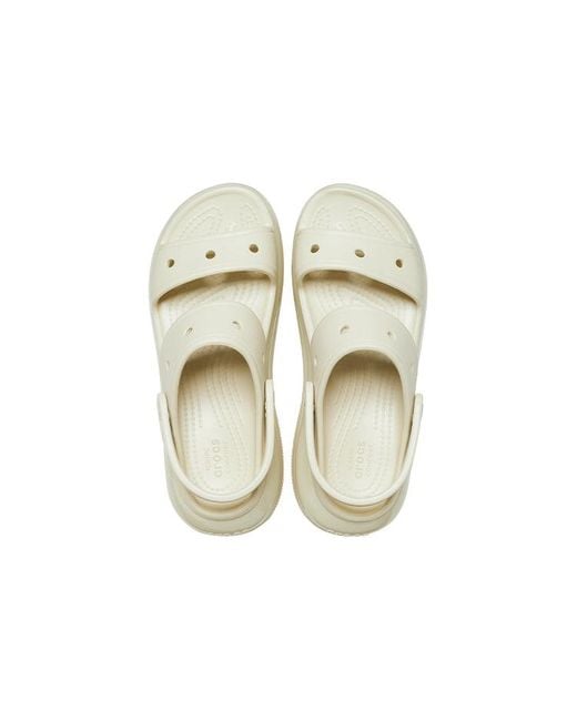 CROCSTM Natural Mega Crush Sandal; Bone