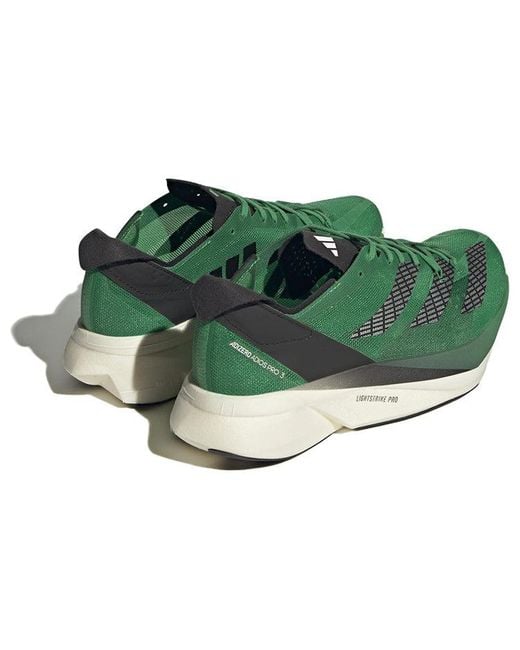 Adidas Green Adizero Adios Pro 3 for men
