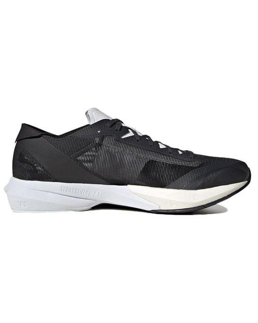 Adidas Black Adizero Adios 8 Running Shoes for men