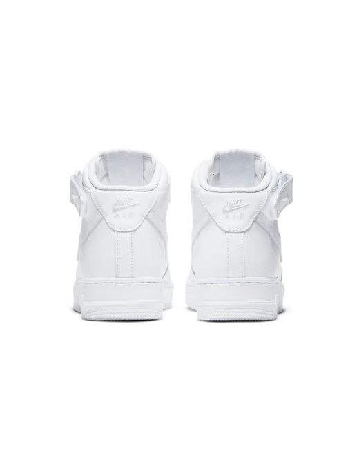 Nike White (Wmns) Air Force 1 '07 Mid 'Triple'