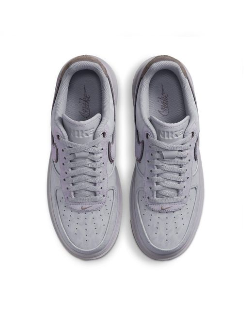 Nike Gray Air Force 1 Luxe 'Provence' for men