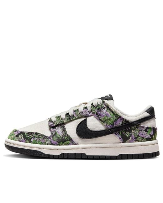 Nike Black (Wmns) Dunk Low Next Nature 'Floral Tapestry'