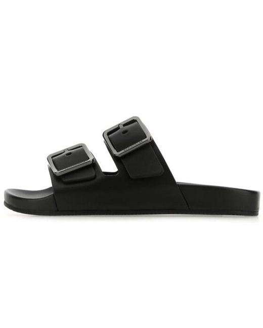 Balenciaga Black Mallorca Slippers for men