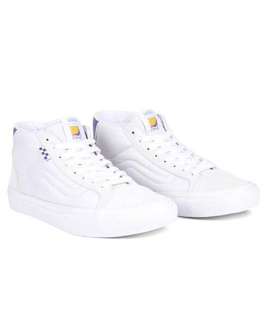 Vans White Dime X Skate Mid Skool Ltd 'Off' for men