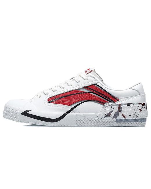 Li-ning Red Weiwu Paris Fashion Week Vintage Shoes for men