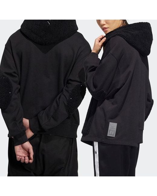 Adidas Black Originals Series Irregular Splicing Sports for men