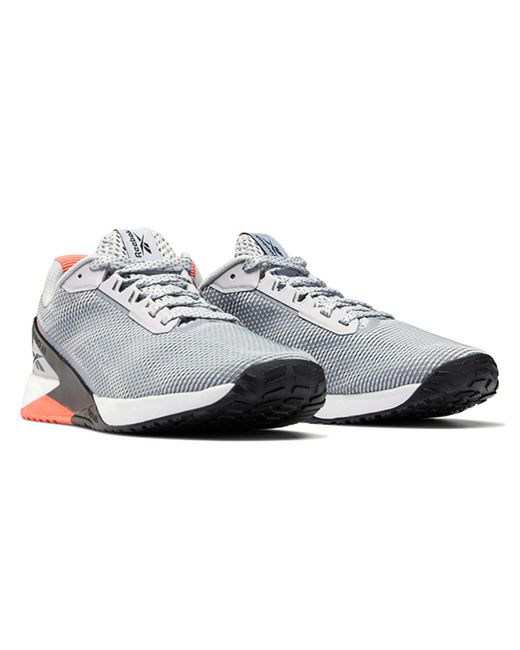 Reebok White Nano X1 Grit Flare' for men