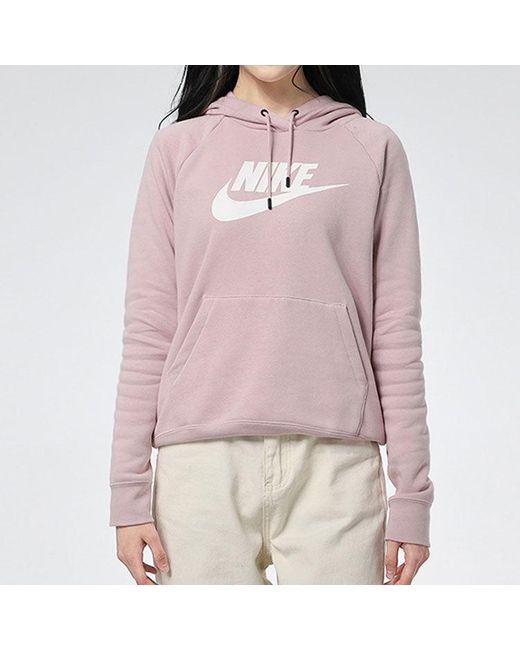Nike Pink (Wmns) Sportswear Nsw Logo Hoodie