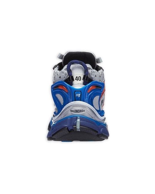 Balenciaga Blue Runner Sneakers Mesh And Nylon' for men
