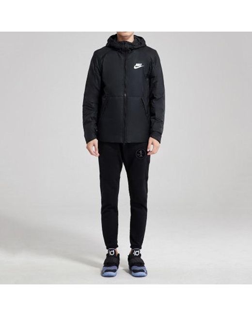 Nike Blue Sportswear Casual Sports Windproof Hooded for men