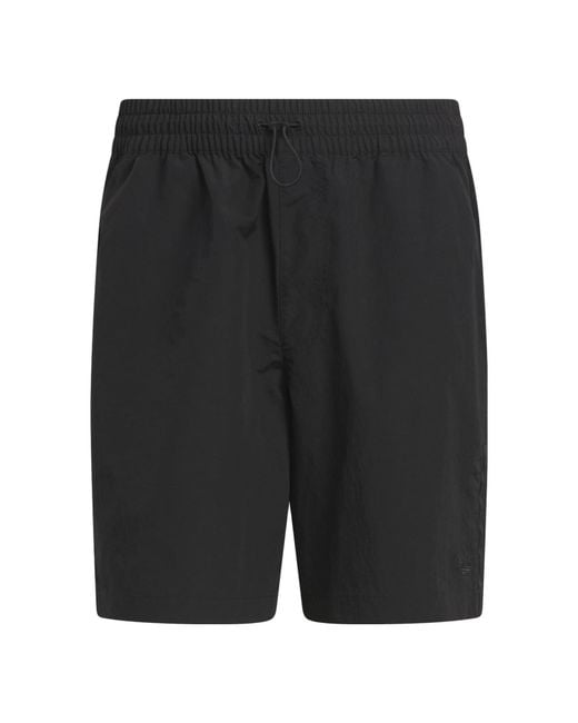 Adidas Black Originals Skateboarding Water Shorts for men