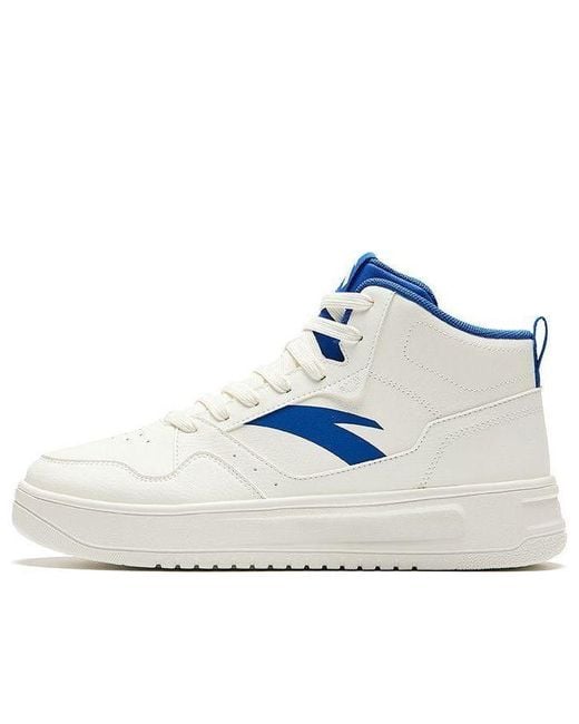 Anta Blue Skateboarding Series Sneakers High for men