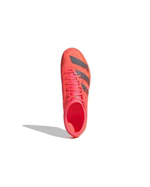 Adidas Red Adizero Ambition Spikes for men