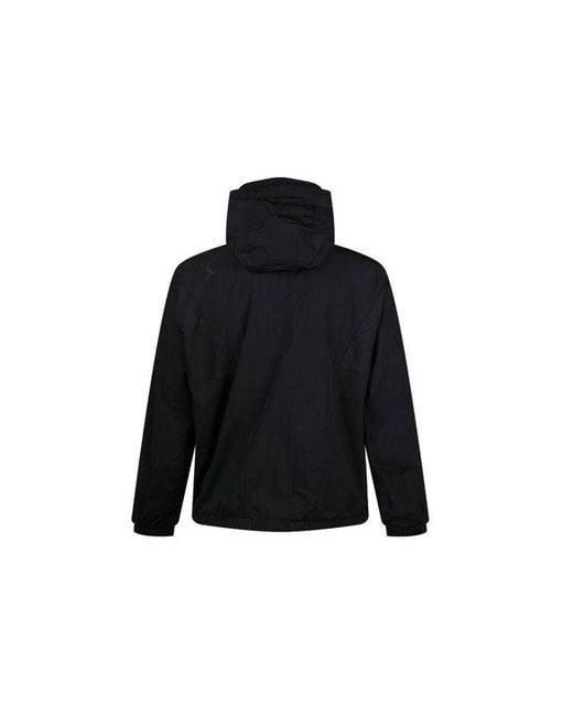 Nike Black Sport Dna Half Zipper Woven Pullover Hooded Jacket for men