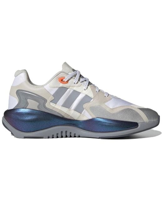 Adidas Blue Zx Alkyne Shoes 'Light' for men