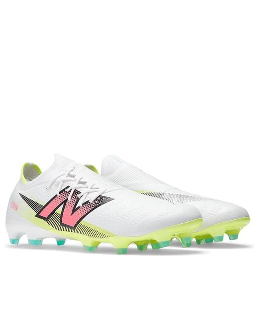 New Balance Green Furon V7+ Pro Fg Neon' for men