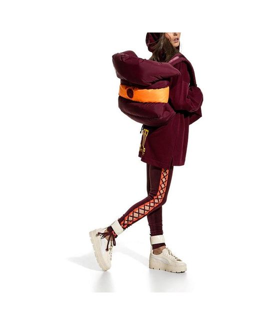 PUMA Red (Wmns) X Fenty By Rihanna Long Sleeve Hoodie