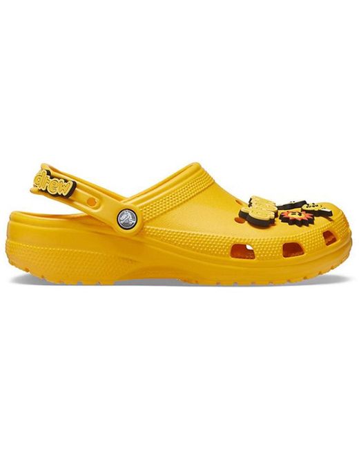 CROCSTM Yellow Justin Bieber X Classic Clog 'Drew' for men