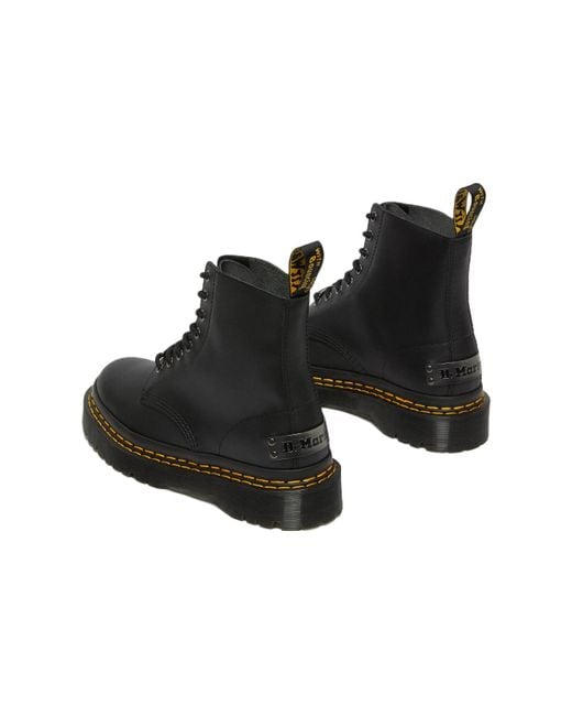 Dr. Martens Black 1460 Bex Double Stitch Leather Boots