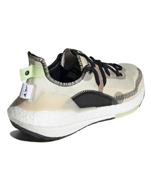 Adidas White Parley X Ultraboost 21 'Orbit Chalky' for men