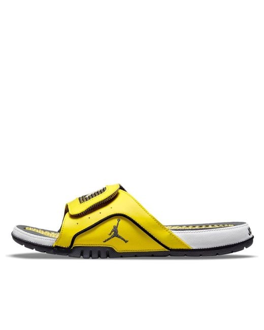 Nike Yellow Hydro Slide 4 'Lightning' for men