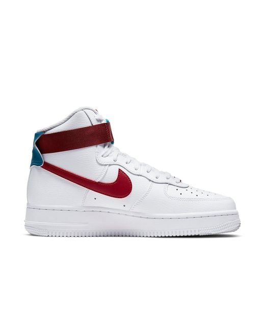 Nike Red (Wmns) Air Force 1 High Team'