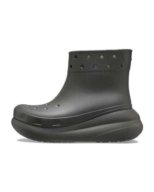 CROCSTM Black Classic Crush Boot