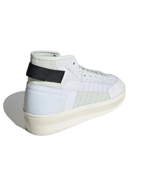 Adidas Blue X Parley Nizza Hi 'Cloud' for men
