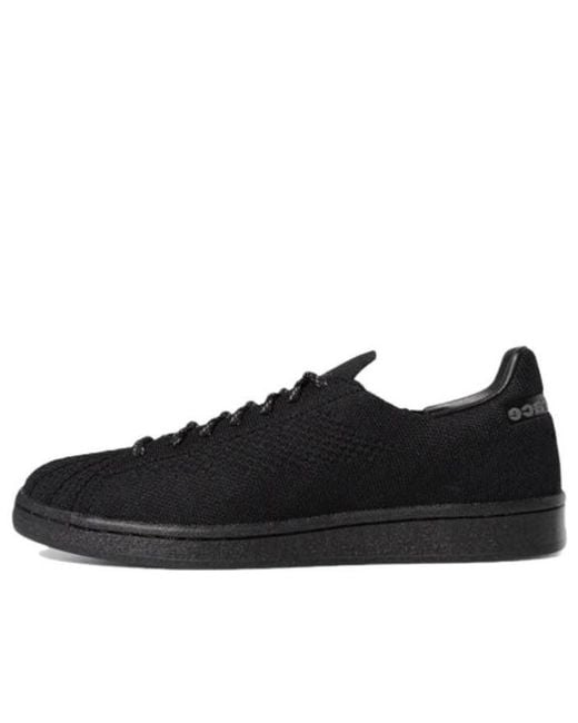 Adidas Black X Pharrell Superstar Primeknit Future' for men