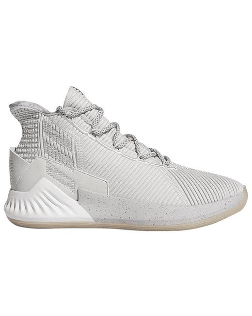 Adidas White D Rose 9 for men