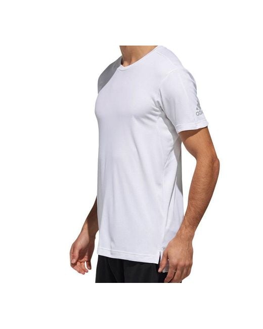 Adidas White Tennis Sports Quick Dry Short Sleeve for men