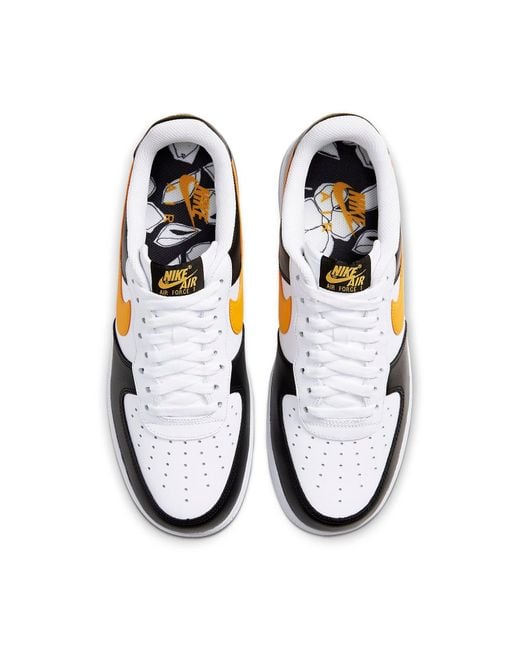 Nike Black Air Force 1 Low 'University' for men
