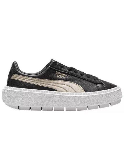 PUMA Black (Wmns) Platform Trace Varsity'