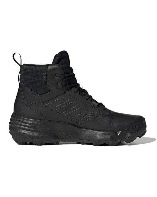 Adidas Black Terrex Unity Leather Mid Cold.Rdy 'Triple' for men