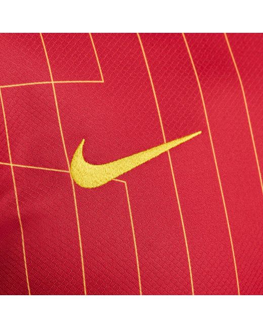 Nike Red Dri-Fit Ss24 Soccer Jersey for men