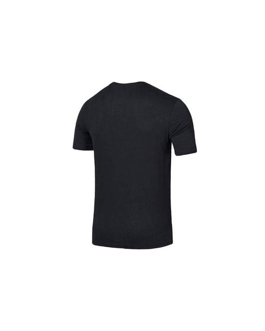 Nike Black Dri-Fit Running Quick Dry Breathable Athleisure Casual Sports Short Sleeve for men