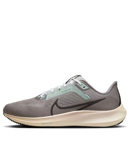 Nike Gray Air Zoom Pegasus 40 'Light Iron Ore' for men