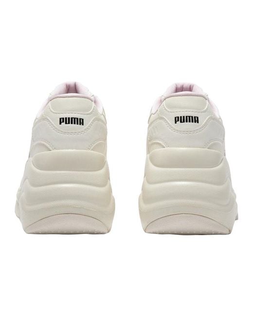 PUMA White (Wmns) Pulsar Wedge Logo Play