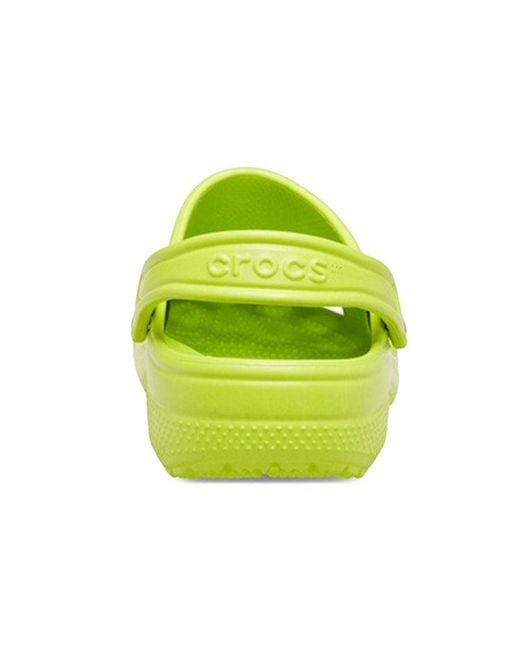 CROCSTM Yellow Classic Clog Beach Sandals for men