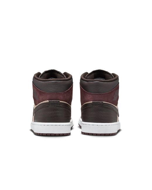 Nike Brown 1 Mid Se 'Paris Ymca' for men