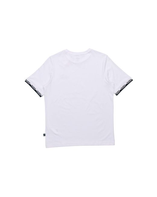 PUMA White Short Sleeve T-shirt for men