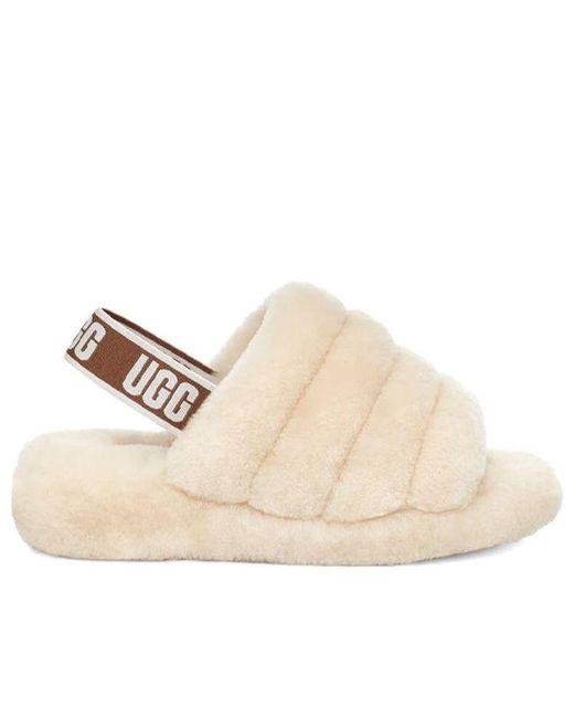 Ugg (Wmns) Fluff Yeah Slide 'Natural'